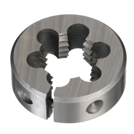 Round Die, Adjustable, Series DWT, Imperial, 3880 Thread, 1 OD Die, Right Hand Thread, HSS, Brig